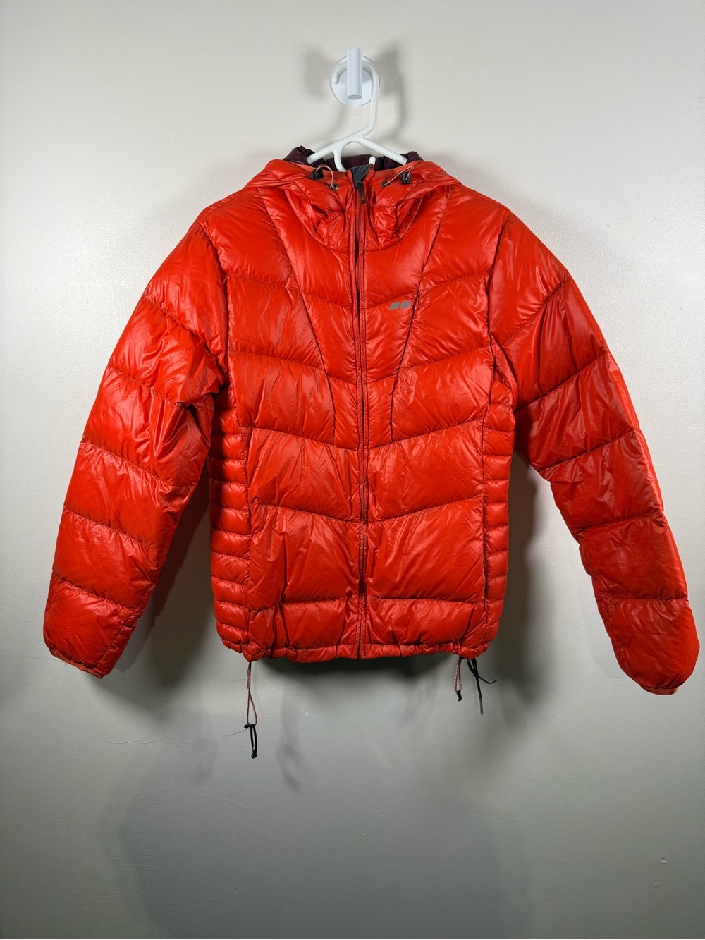 Koppen Bright Red Hooded Puffer Jacket for Kids